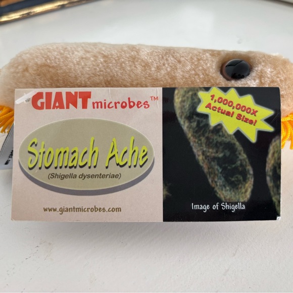 Giant Microbes Stomach Ache Plush NWT Educational Fun Funny - Picture 7 of 10